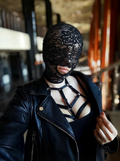 Lace Face Mask with Mouth Opening 51