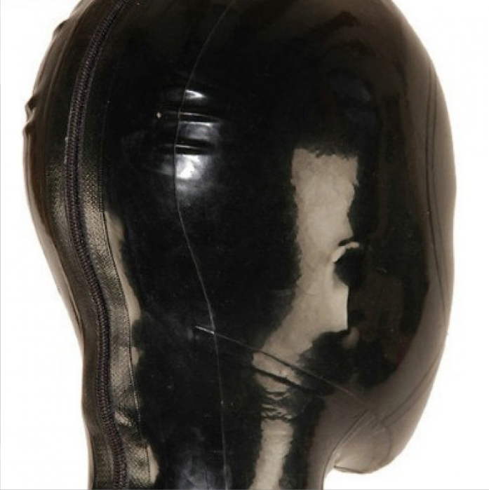 Latex Ruffled Full-Face Mask 124