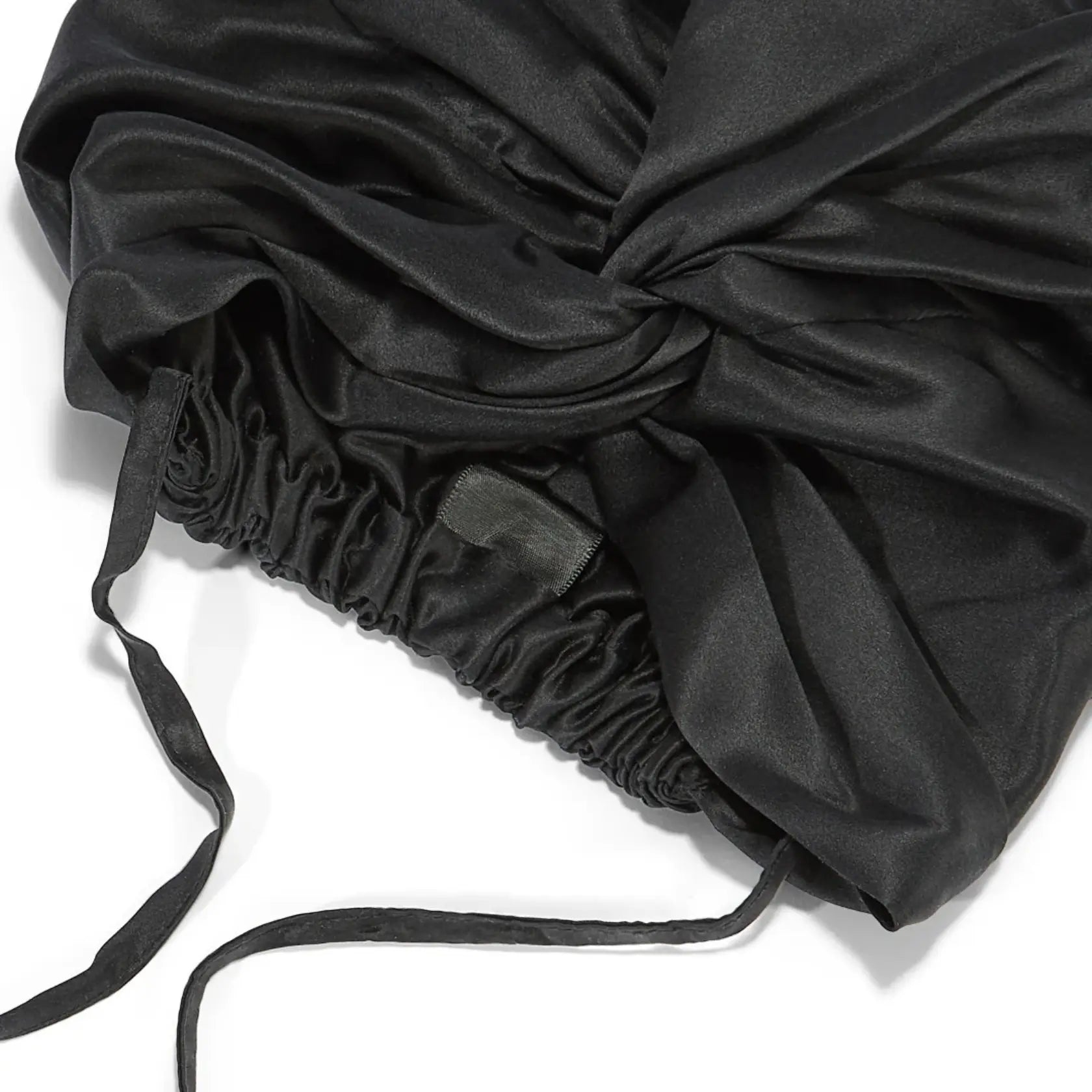 Cuffia Premium 100% Seta - Nero