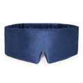 Maschera per Dormire in 100% Seta Blu