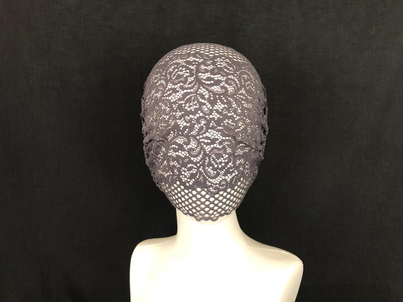 Vintage Floral Swirl Lace Full Coverage Face Mask 56