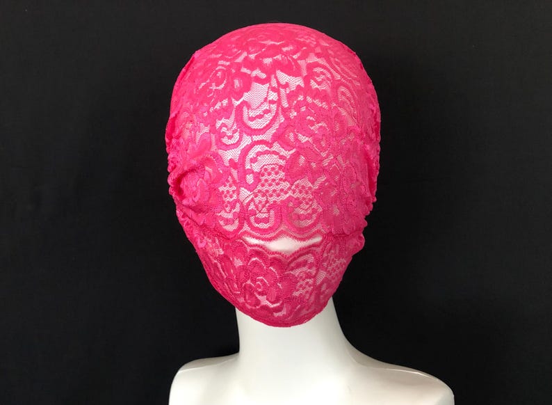 Lace Face Mask with Mouth Opening 51