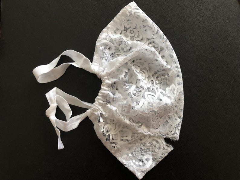 Lace Face Mask with Mouth Opening 51