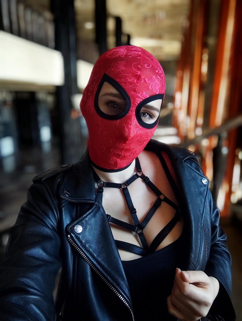 Handmade lace bandage mask 25
