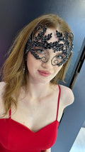 Rhinestone Masquerade Mask 152