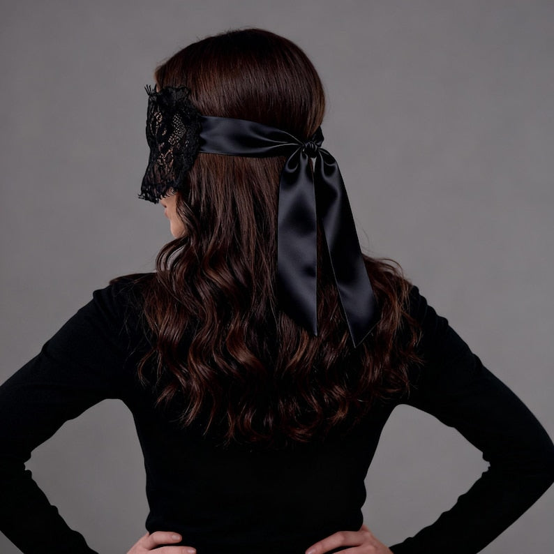 Black Lace Mask 49